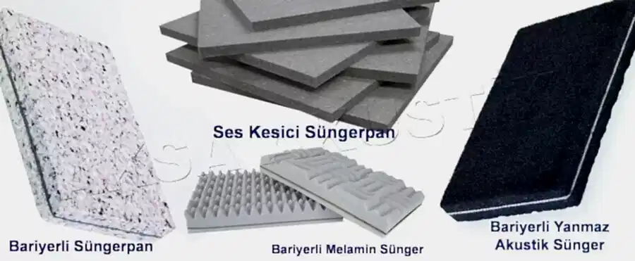 mersin ses yalitim sungerleri bariyerli sungerpan akustik sunger fiyatlari