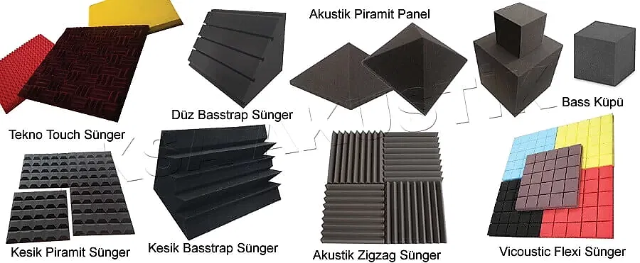 ordu ses yalitimi renkli akustik sunger fiyatlari