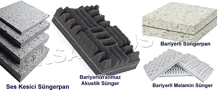 rize ses yalıtım süngerleri bariyerli süngerpan akustik sünger fiyatları
