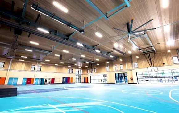 Ses Yalıtımı 30 basketbol salonu tavan kaplama