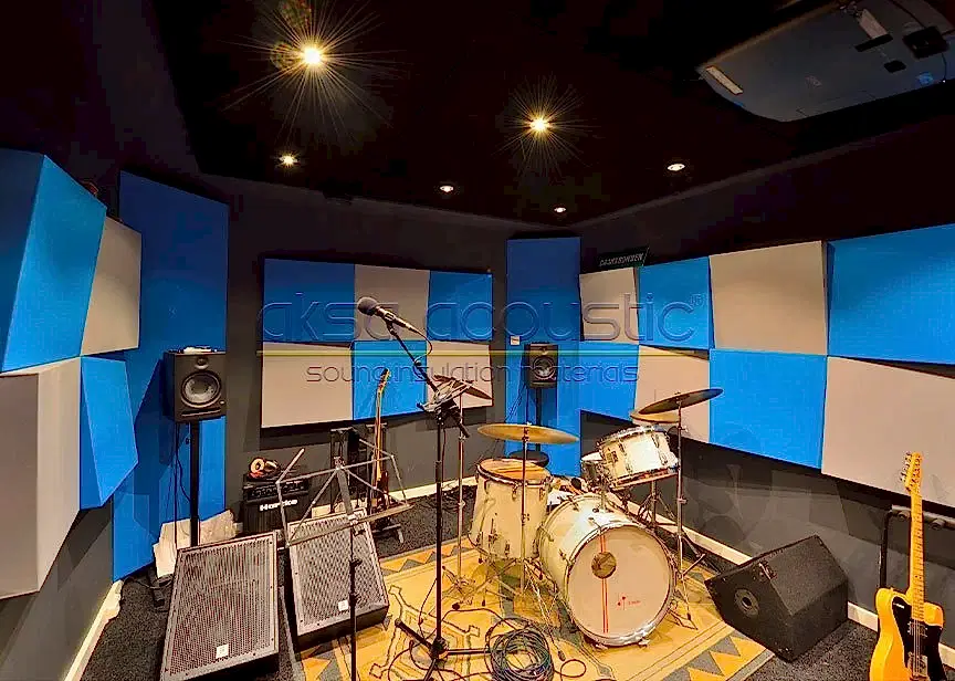 3d akustik kumaş kaplı panel