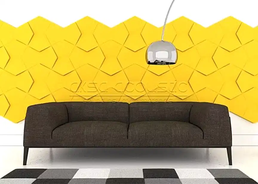3D Akustik Kumaş Kaplı Panel 9 acoustic 3d fabric wall panels