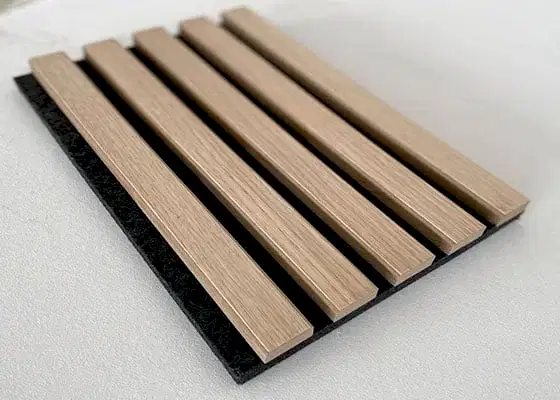 ahşap akustik keçeli panel