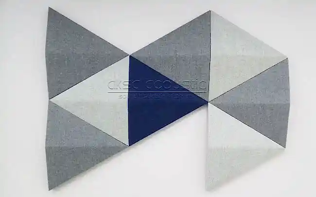 3D Akustik Kumaş Kaplı Panel 1 akustik 3d duvar paneli