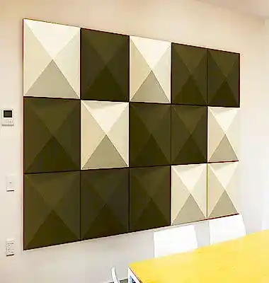 3D Akustik Kumaş Kaplı Panel 2 3d akustik kumaş kaplı panell