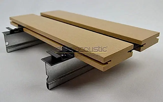 akustik ahşap linear panel