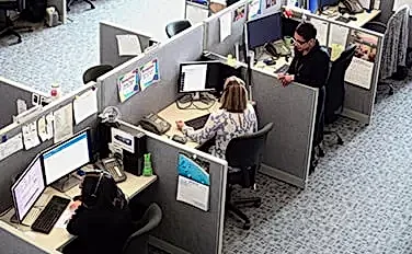 call center duvar kaplama
