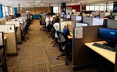 call center zemin kaplama