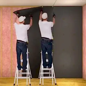 EPDM Ses Bariyeri 16 epdm bariyer ses yalıtım bariyeri uygulama detayı aksa akustik