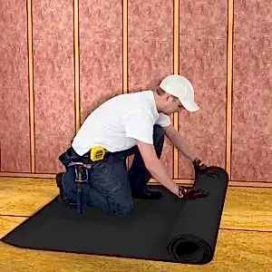 EPDM Ses Bariyeri 14 epdm bariyer ses yalıtım bariyeri uygulama detayı aksa akustik