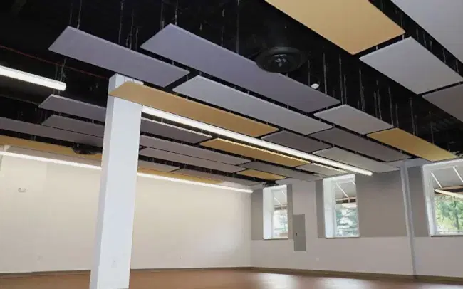 Akustik Keçe Canopy Tavan Paneli 1 acoustic felt canopy