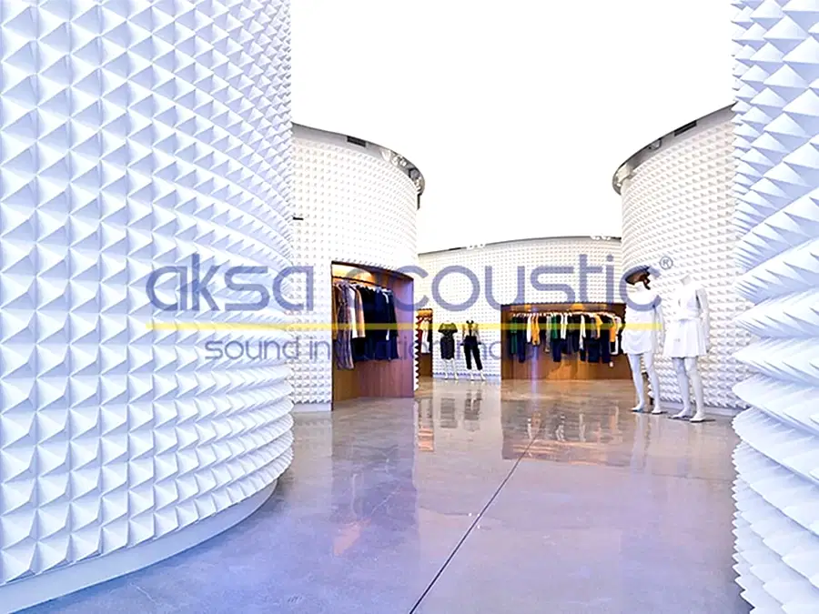 Piramit Panel 5 acoustic fabric panels pyramid