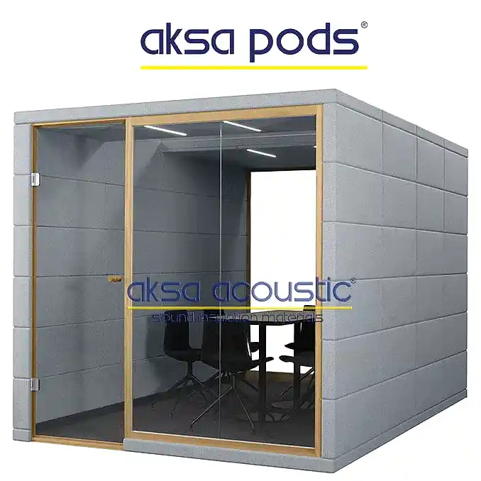 Akustik Kabinler 2 akustik ofis toplantı kabinleri