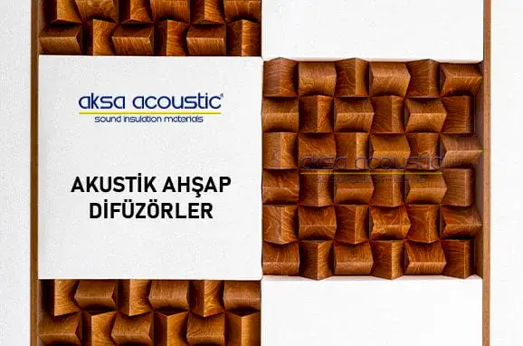 akustik ahşap difüzör aksa akustik