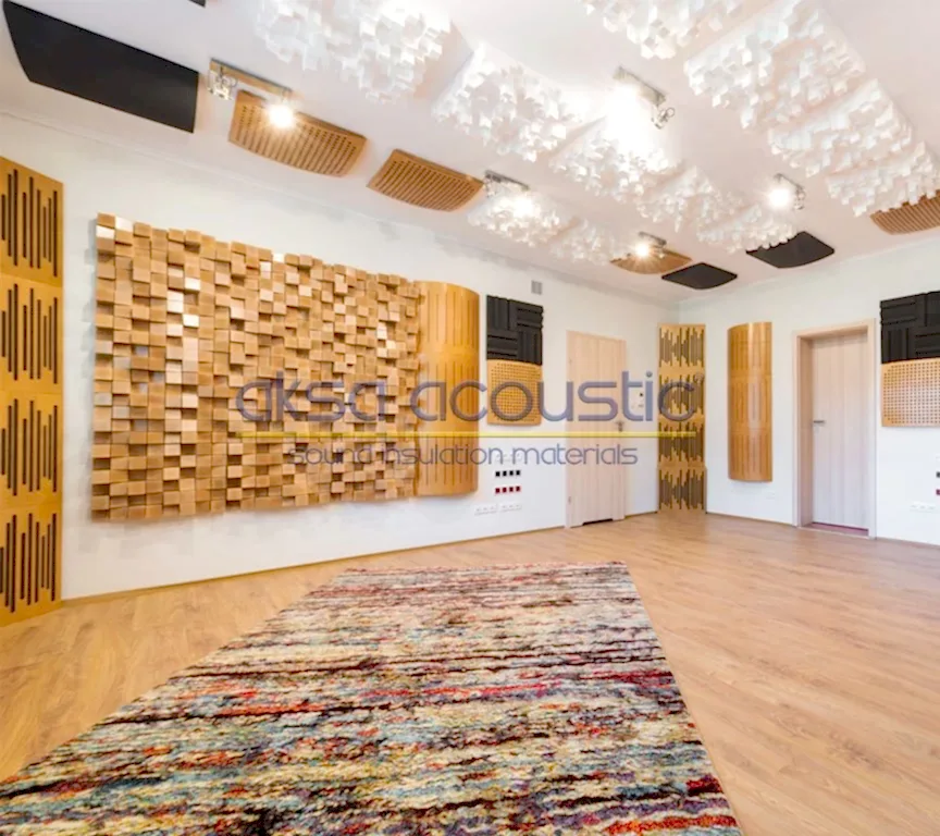 Akustik Ahşap Basstrap 7 akustik ahşap difüzör basstrap panel