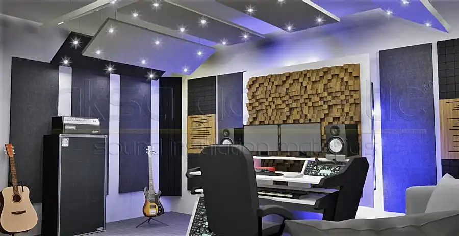 akustik ahşap difüzör panel