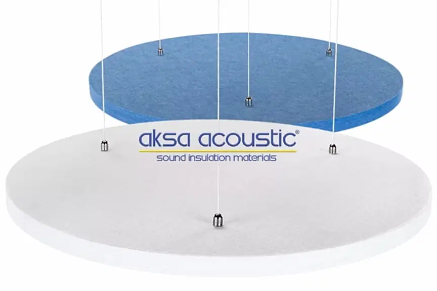 Akustik Keçe Canopy Tavan Paneli 7 akustik keçe yüzer tavan