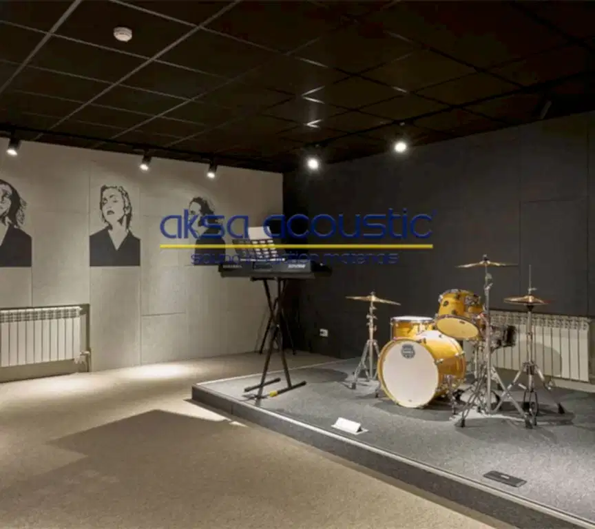 Kauçuk Tabanlı Akustik Halı 11 akustik zemin halısı