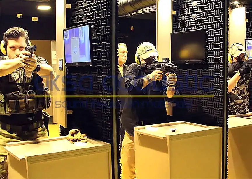 Akustik Labirent Sünger 2 atış poligonu ses yalıtımı