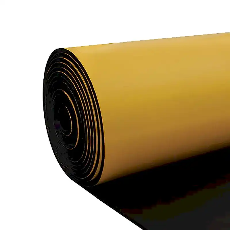 Elastomerik Ses Yalıtım Levhaları 2 elastomerik kauçuk levha yapışkanlı
