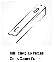 Hook On Metal Asma Tavan 3 hook on metal asma tavan aksesuari