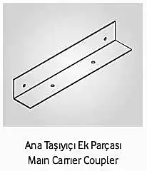 Hook On Metal Asma Tavan 4 hook on metal asma tavan aksesuarlari
