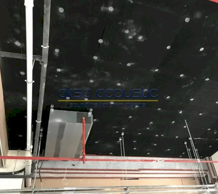 Keçeli PVC Kauçuk Ses Bariyeri 8 keçeli pvc kauçuk ses bariyeri tavan ses yalıtımı