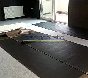 pvc kauçuk ses yalıtım bariyeri zemin izolasyonu