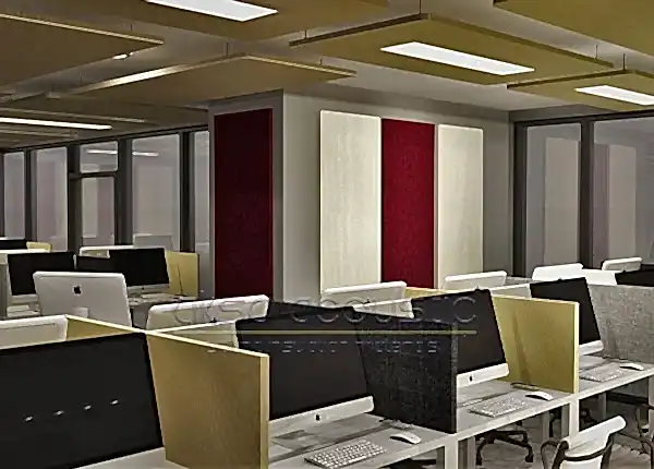 ofis çağrı merkezi akustik panel