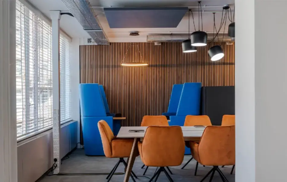 Ahşap Paneller 2 akustik ahşap çıtalı keçe panel