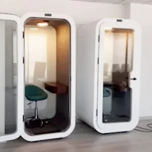 Akustik Hazır Kabin 7 Akustik Telefon görüşme Kabini